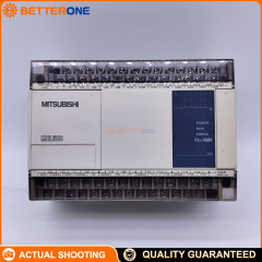 Mitsubishi Electric FX1N-40MR-ES/UL MELSEC-F FX1N PLC CPU, 40 I/O (24DI + 16 relay DO), 100–240VAC power supply, 24VDC sink/source inputs, ideal for machinery control, packaging, conveying, and general industrial automation.
