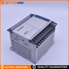 Mitsubishi Electric FX1S-30MR-ES/UL MELSEC-F FX1S PLC CPU, 30 I/O (16DI+14 relay DO), 100–240VAC power supply, 24VDC sink/source inputs, non-expandable compact controller for packaging, conveying, general machinery, and basic automation control.