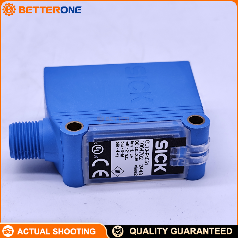 SICK GL10-P4551 1064702 G10 Retro-reflective Photoelectric Sensor PNP M12 4-Pin IP67