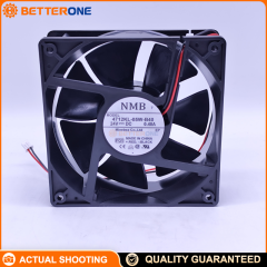 NMB Technologies 4712KL-05W-B40-P00 DC Axial Fan 119x119x32mm 24VDC Ball Bearing Cooling Fan with 111.9 CFM Airflow, 3100 RPM, 82 Pa Static Pressure, Wire Leads, Industrial Thermal Management Fan for Control Cabinets and Equipment Cooling