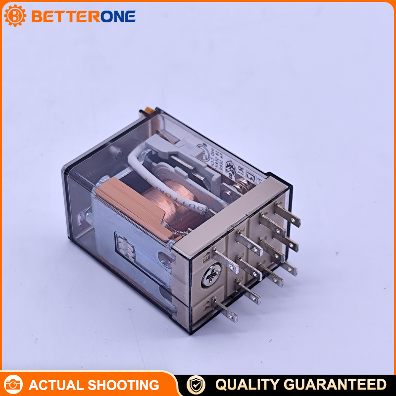 Finder 55.33.8.230 Series 55 General Purpose Plug-In Relay, 3PDT 10A 230V AC Coil for 94 Series Sockets, Industrial Electromechanical Relay for DIN Rail Panel Mount Control Cabinets, Automation Interfaces and Machine Control