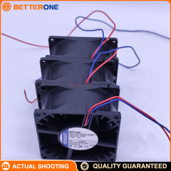 ebm-papst 8214JN DC Axial Compact Fan 80x80x38mm 24VDC Ball Bearing Cooling Fan with 8400 RPM Speed, 132 m3/h Airflow, 55 dB(A) Noise, Wire Leads, Industrial Thermal Management Fan for Control Cabinets, Electronics and Automation Equipment