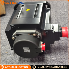Mitsubishi Electric HF-SP152 MELSERVO-J3 AC Brushless Rotary Servo Motor 1.5kW Straight Shaft with Built-In 18-Bit Absolute Feedback Encoder, Medium Inertia Industrial Servo Motor for Motion Control, CNC and Automation Equipment