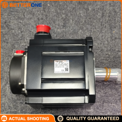 Mitsubishi Electric HF-SP152 MELSERVO-J3 AC Brushless Rotary Servo Motor 1.5kW Straight Shaft with Built-In 18-Bit Absolute Feedback Encoder, Medium Inertia Industrial Servo Motor for Motion Control, CNC and Automation Equipment