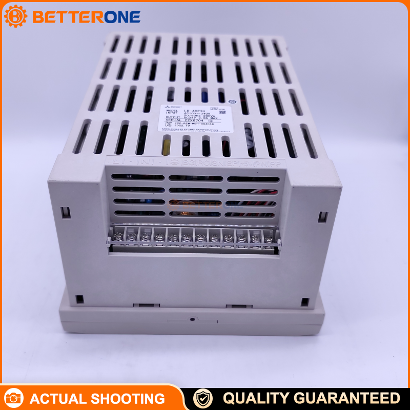 Mitsubishi Electric LD-40PSU Tension Controller Power Supply Unit for Powder Clutch and Brake Systems, Constant Voltage Control Type Clutch Amplifier with Variable Voltage Adjustment for Industrial Web Tension Control and Winding Machines