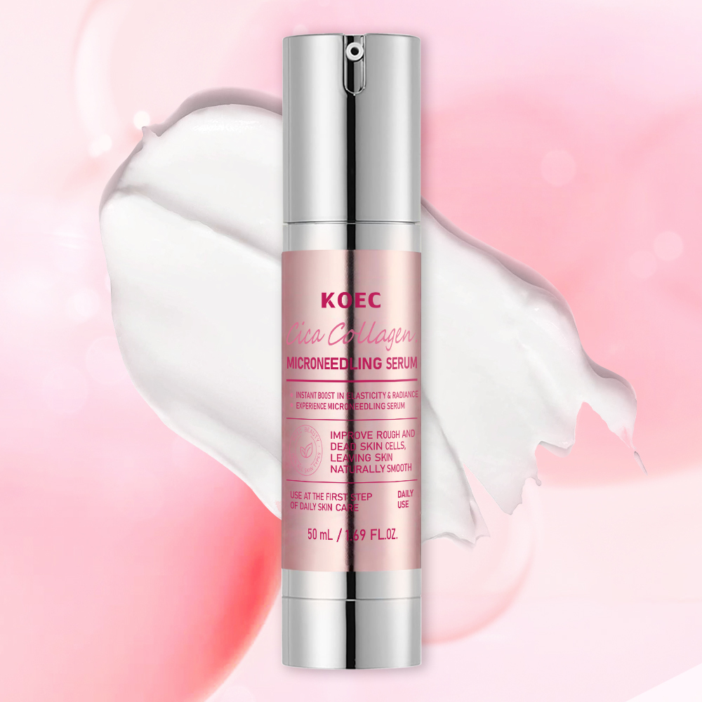 Skincare Centella Asiatica & Collagen Micro Needle Serum, Hydrating Essence for Face, Moisturizing Skin Care Solution
