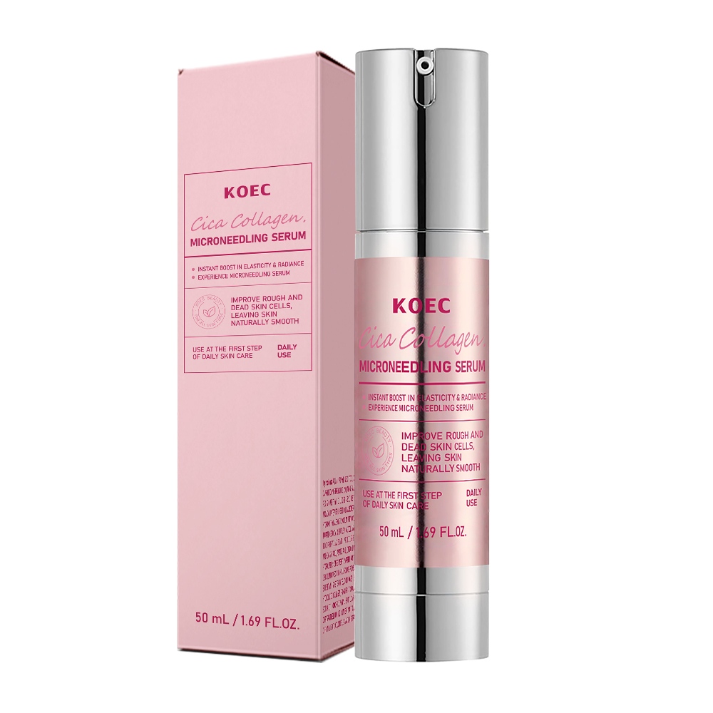 Skincare Centella Asiatica & Collagen Micro Needle Serum, Hydrating Essence for Face, Moisturizing Skin Care Solution