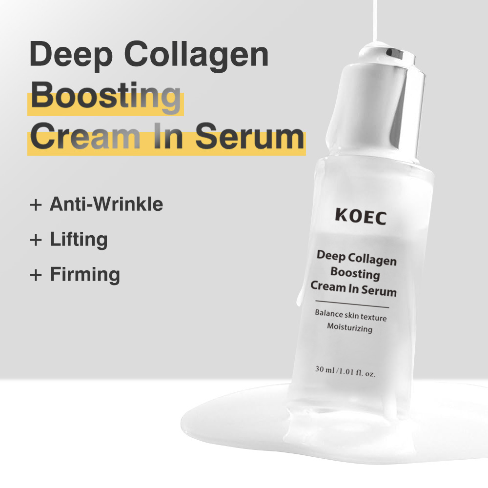 Deep Moisturizing Collagen Boosting Face Serum, Hydrating Facial Essence,  Face Firming Serum, Skin Care Product for Women & Men