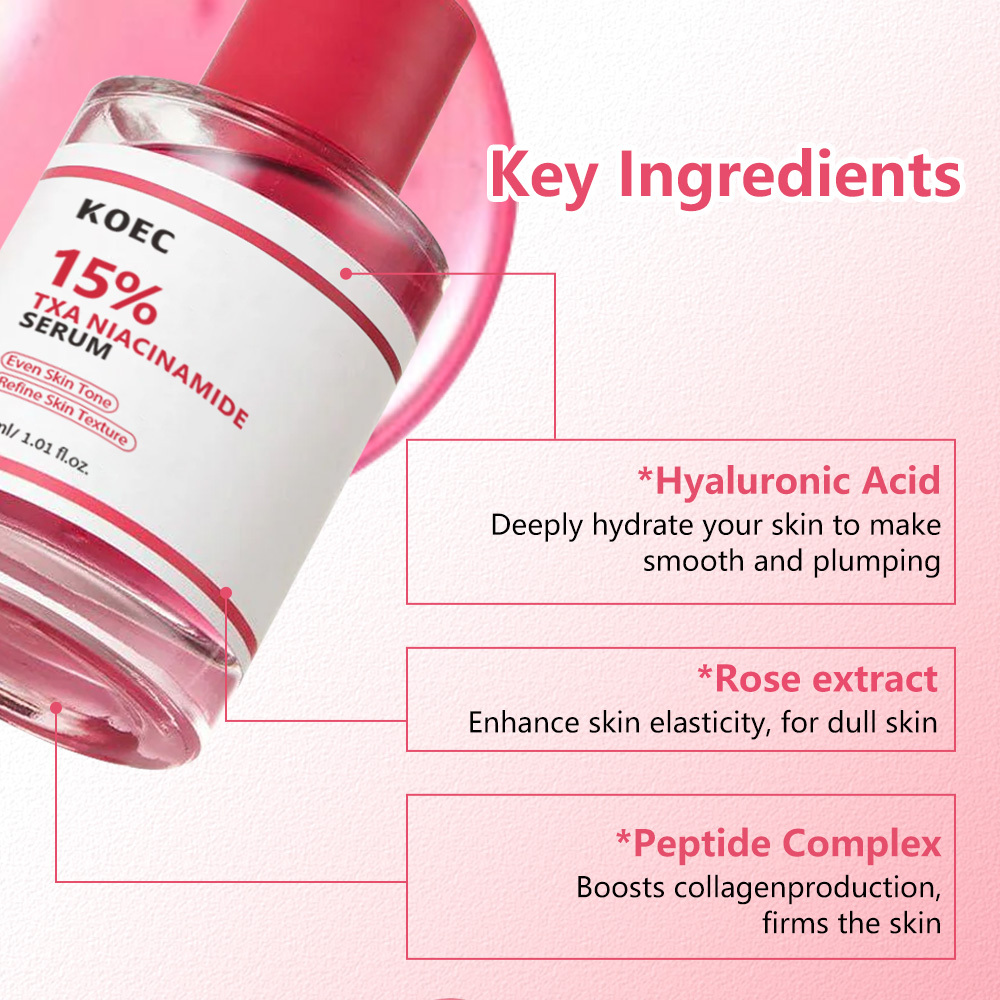 15% Niacinamide Facial Serum, Moisturizing Facial Care Essence, Hydrating Facial Skin Care Product for Women & Men