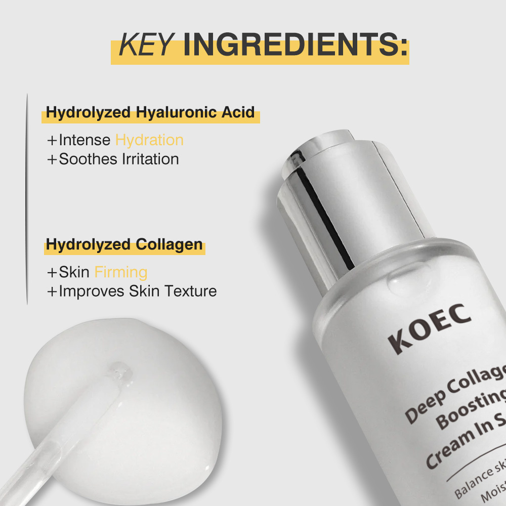 Deep Moisturizing Collagen Boosting Face Serum, Hydrating Facial Essence,  Face Firming Serum, Skin Care Product for Women & Men