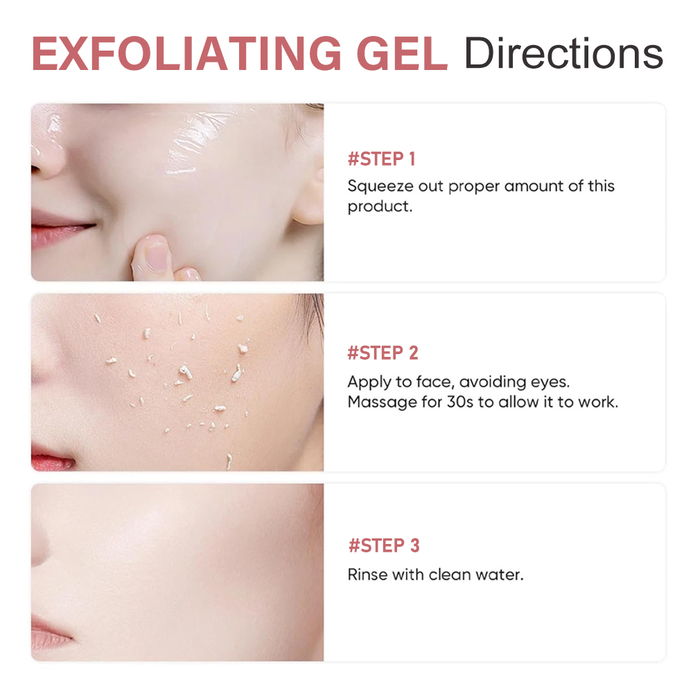 Exfoliating Gel – Deep Hydrating & Cleansing Formula, 1-Pack