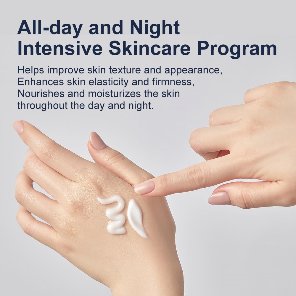 KOEC Niacinamide AM/PM Renewal Cream Set – Hydrating & Nourishing Facial Moisturizer Duo，30ml*2