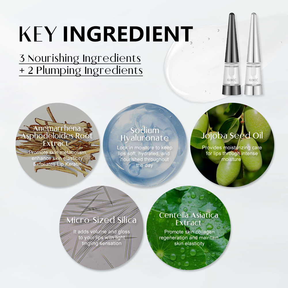 Black/Silver Transparent Lip Oil, Moisturizing Glossy Lip Balm, Hydrating Lip Care, Plumping Effect, Long-Lasting Shine