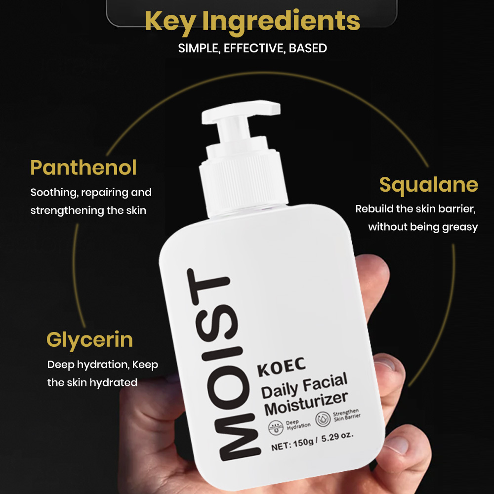 Men Facial Cleanser and Face Moisturizer 150g Skin Care Set Wholesale, Hydrating Face Cream & Face Wash for All Skin Types