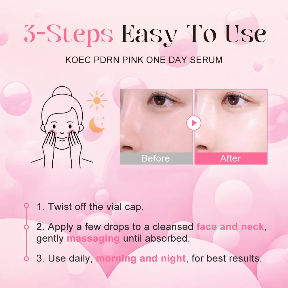 Hot Wholesale Customized Koec 10 Counts Hydrating PRRN Peptide Serum Anti-Aging Secondary Facial Korean Skin Care Products