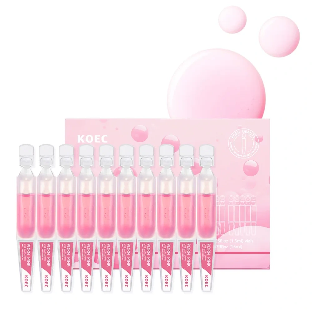 Hot Wholesale Customized Koec 10 Counts Hydrating PRRN Peptide Serum Anti-Aging Secondary Facial Korean Skin Care Products