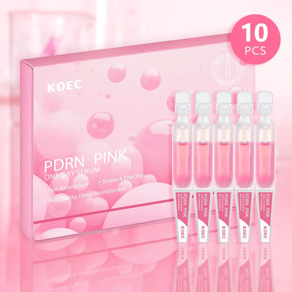 Hot Wholesale Customized Koec 10 Counts Hydrating PRRN Peptide Serum Anti-Aging Secondary Facial Korean Skin Care Products