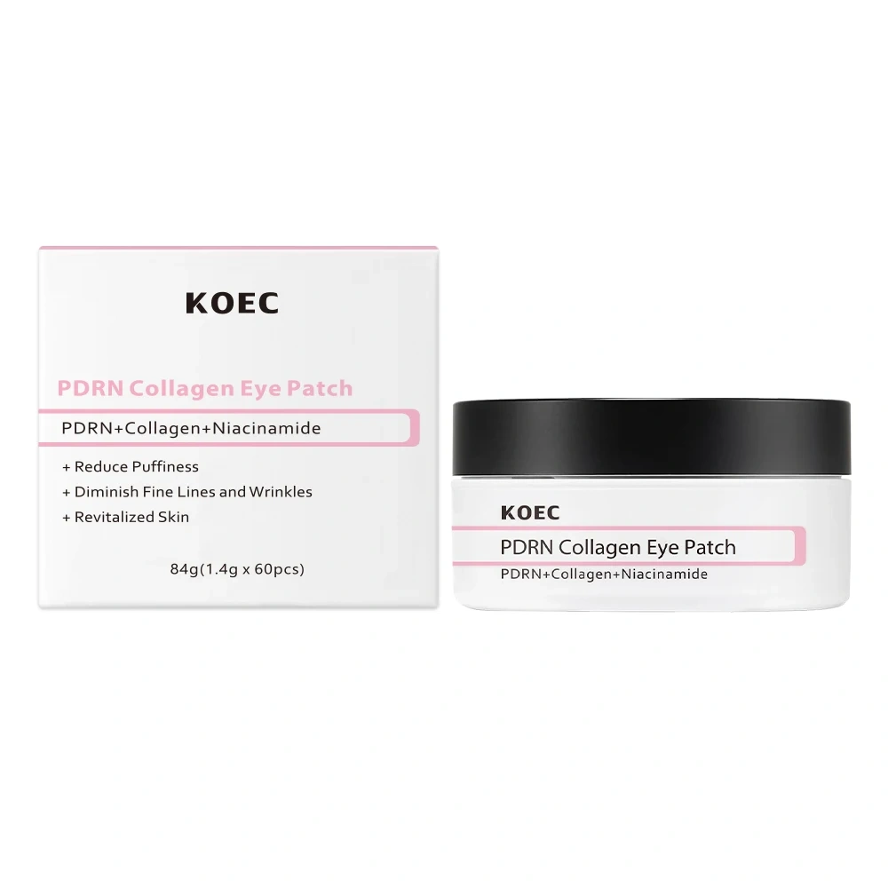 PDRN Collagen Eye Patch Peptide Under Eye Patches 60 Firming  Hydrating Mask for Puffy Eyes Dark Circles Wrinkles Fine Lines