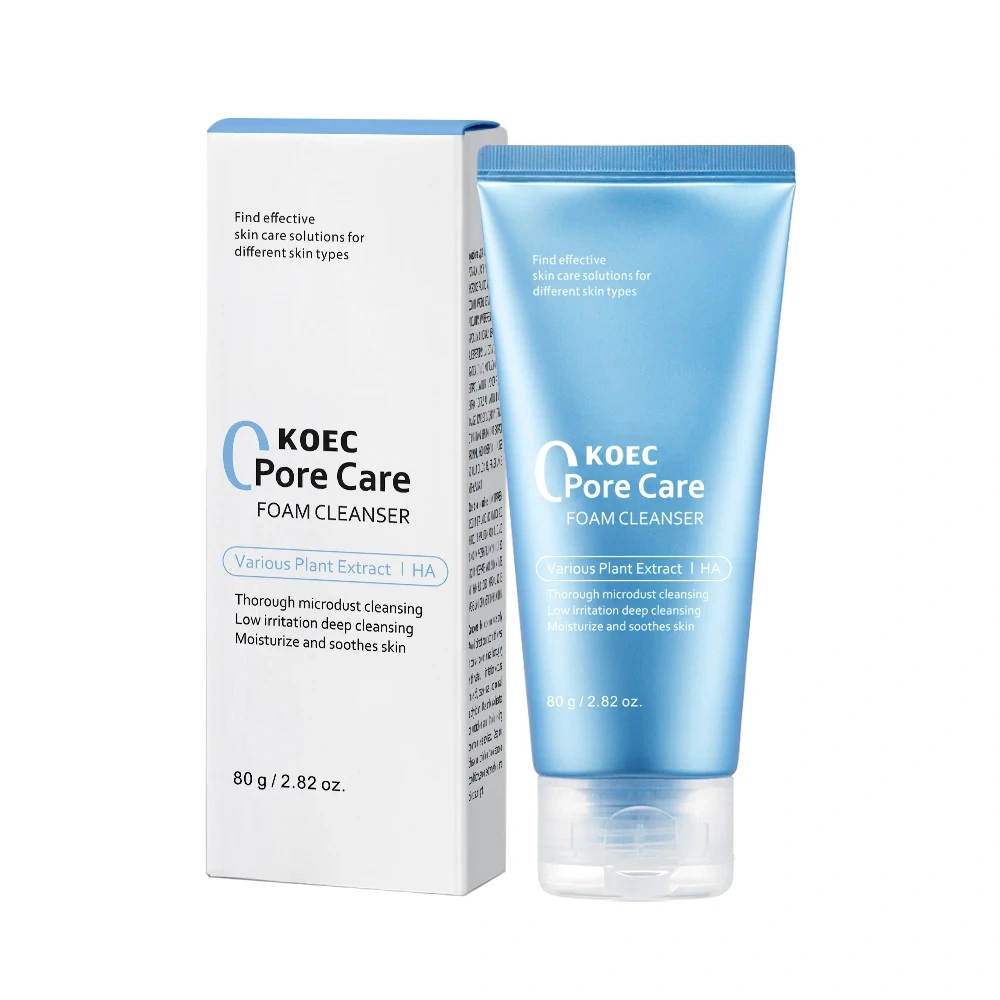 KOEC Zero Foam Cleanser 120g for Sensitive Skin Sebum Control Blackhead Removal Skincare Facial Cosmetics Private Label