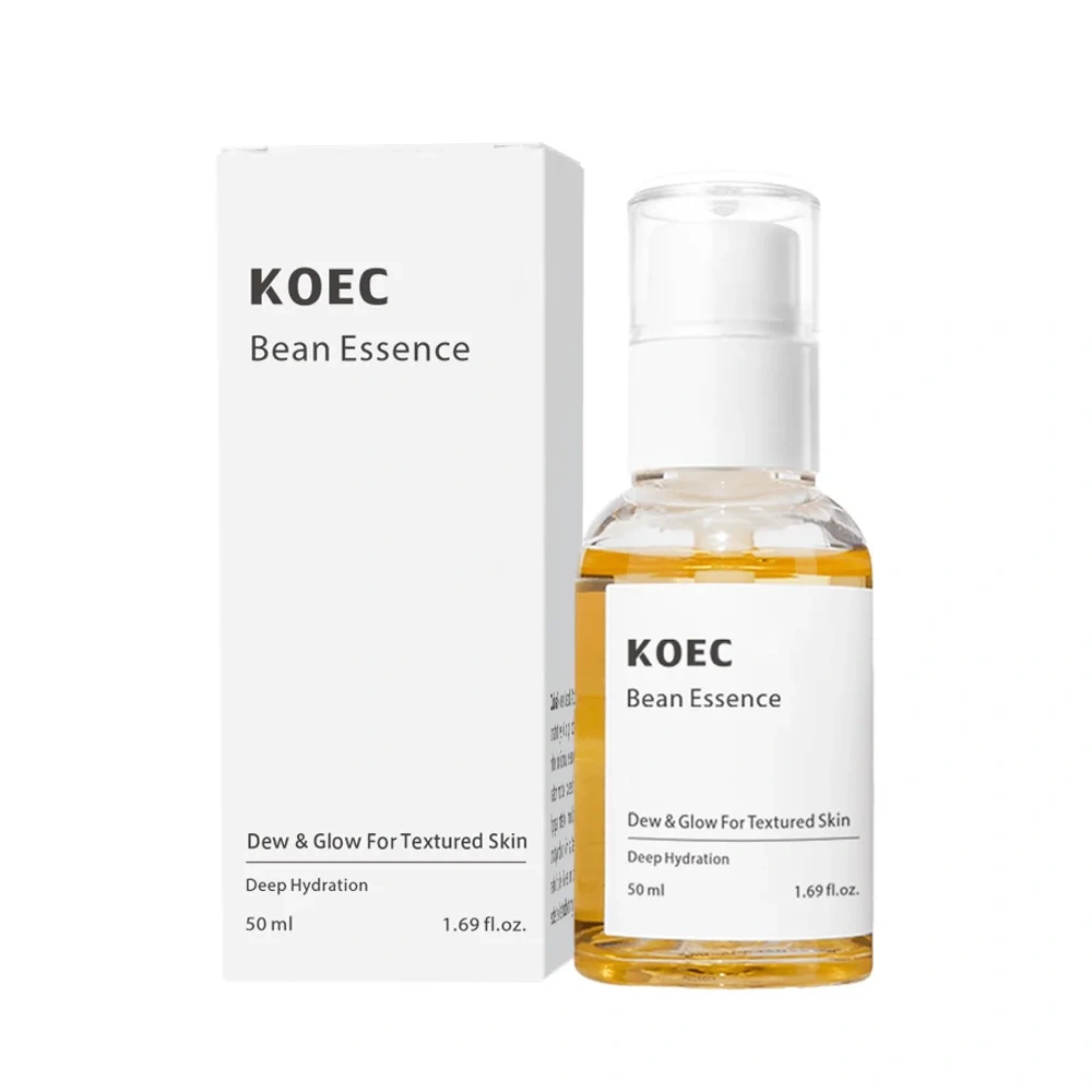 Bean Essence Exfoliating Hydrating Skin Care Glass Hyaluronic Acid Serum Bright Dull Soothing for Irritated Uneven Skin Tone