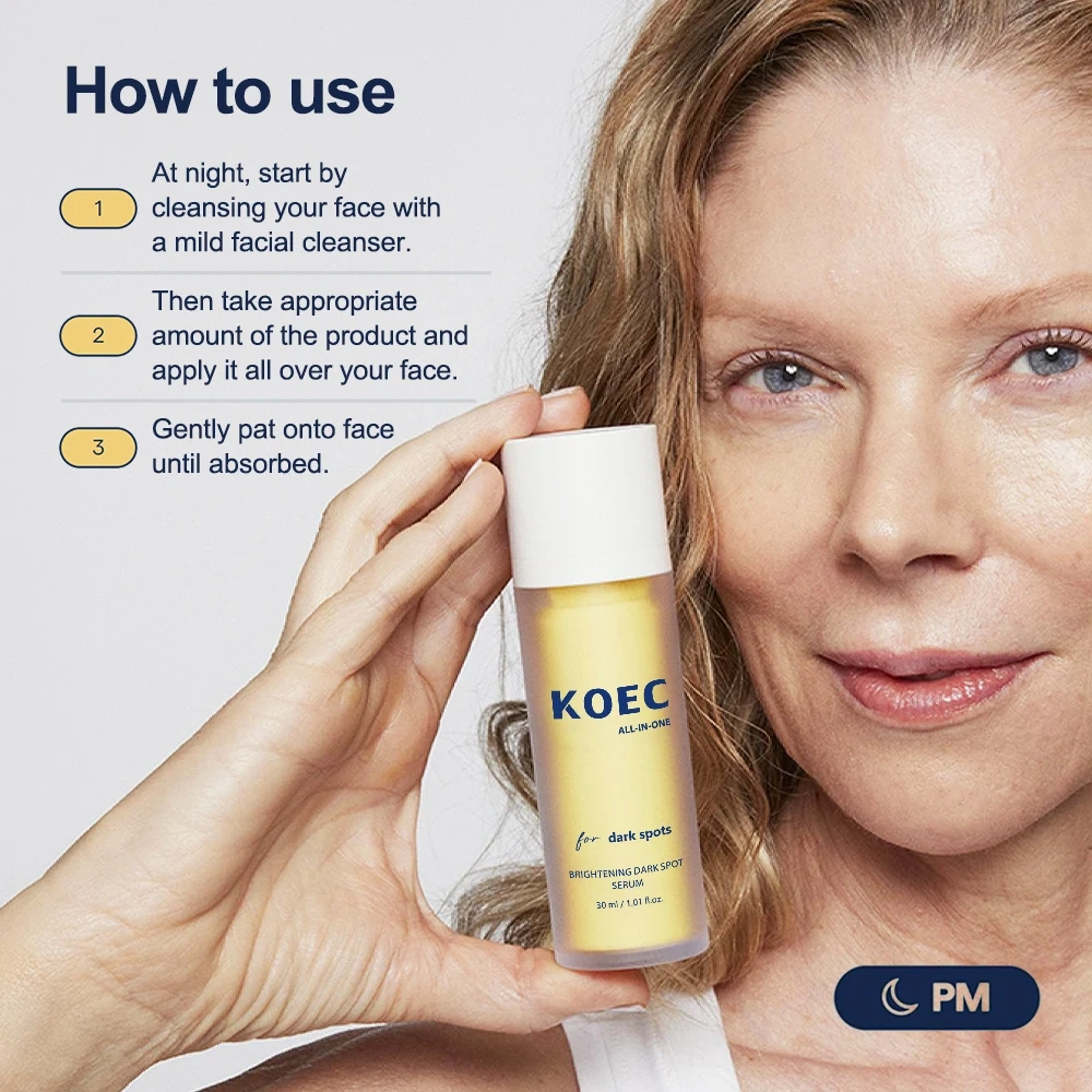 KOEC Brightening Dark Spot Serum Stack Impact Treat Fade Existing Dark Spot Prevent Discoloration Accept Customize Private Label
