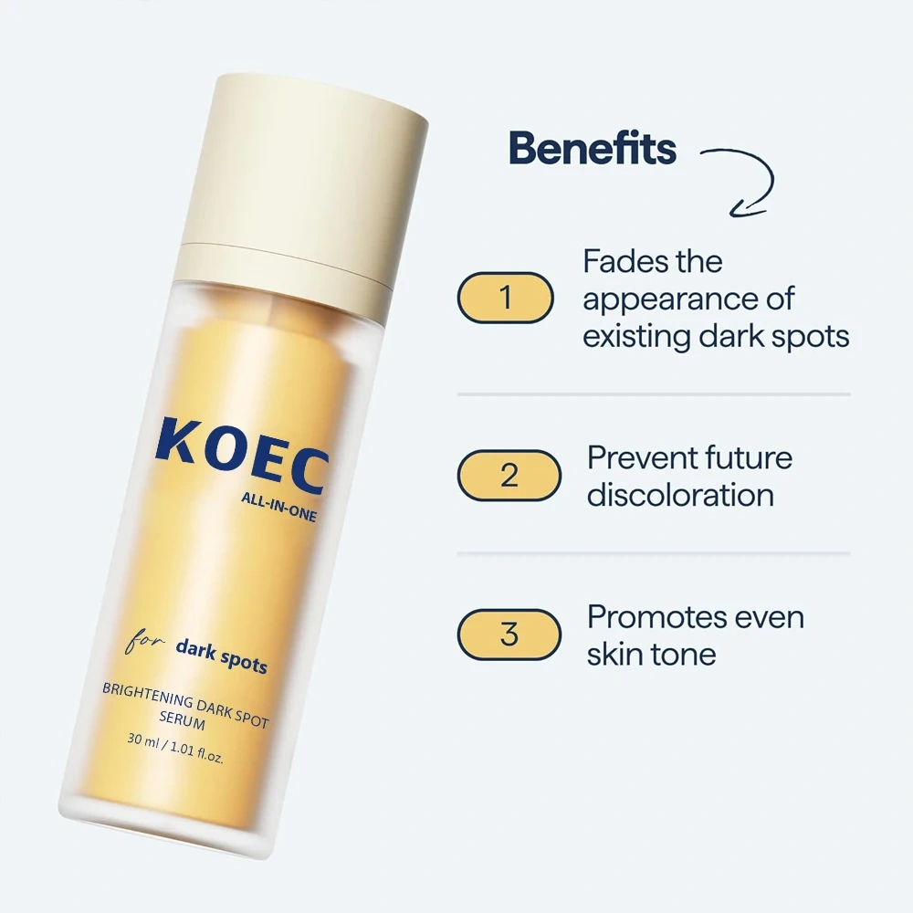 KOEC Brightening Dark Spot Serum Stack Impact Treat Fade Existing Dark Spot Prevent Discoloration Accept Customize Private Label