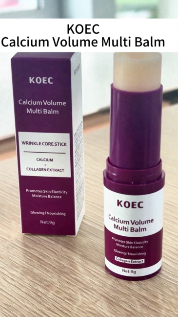 Calcium Volume Muiti Balm,Reduces Sagging & Wrinkles, Moisture Balance,9g/0.31oz,Effective Skin Care Solution
