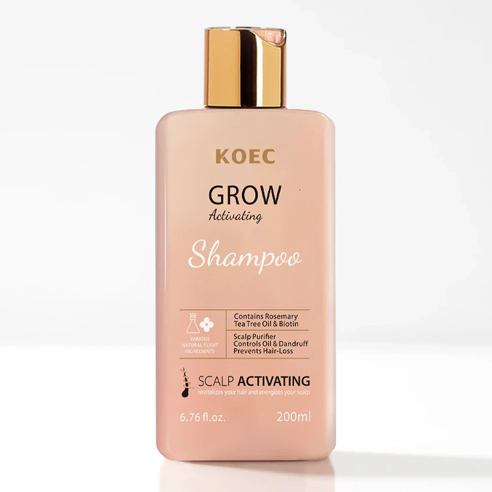 KOEC Simply Grow Activating Shampoo Deeply Nourish Hair Anti Hair Loss Rosemary Scalp Treatment Growth Shampoo for All Hair Type