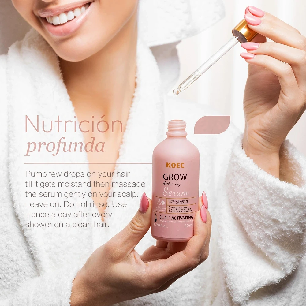 Simply Grow Activating Serum KOEC Deeply Nourish Hair Growth Tonic Serum Anti Hair Loss Wholesale Scalp Treatment Serum Oem