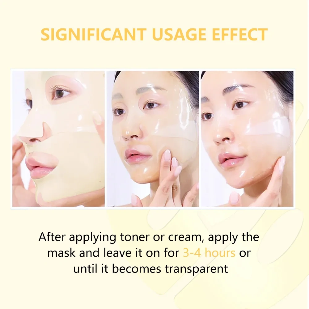 Kojic Acid Turmeric Brightening Gold Jelly Gel Mask,KOEC Overnight Collagen Facial Mask, Moisturizing Korean Face Mask Wholesale