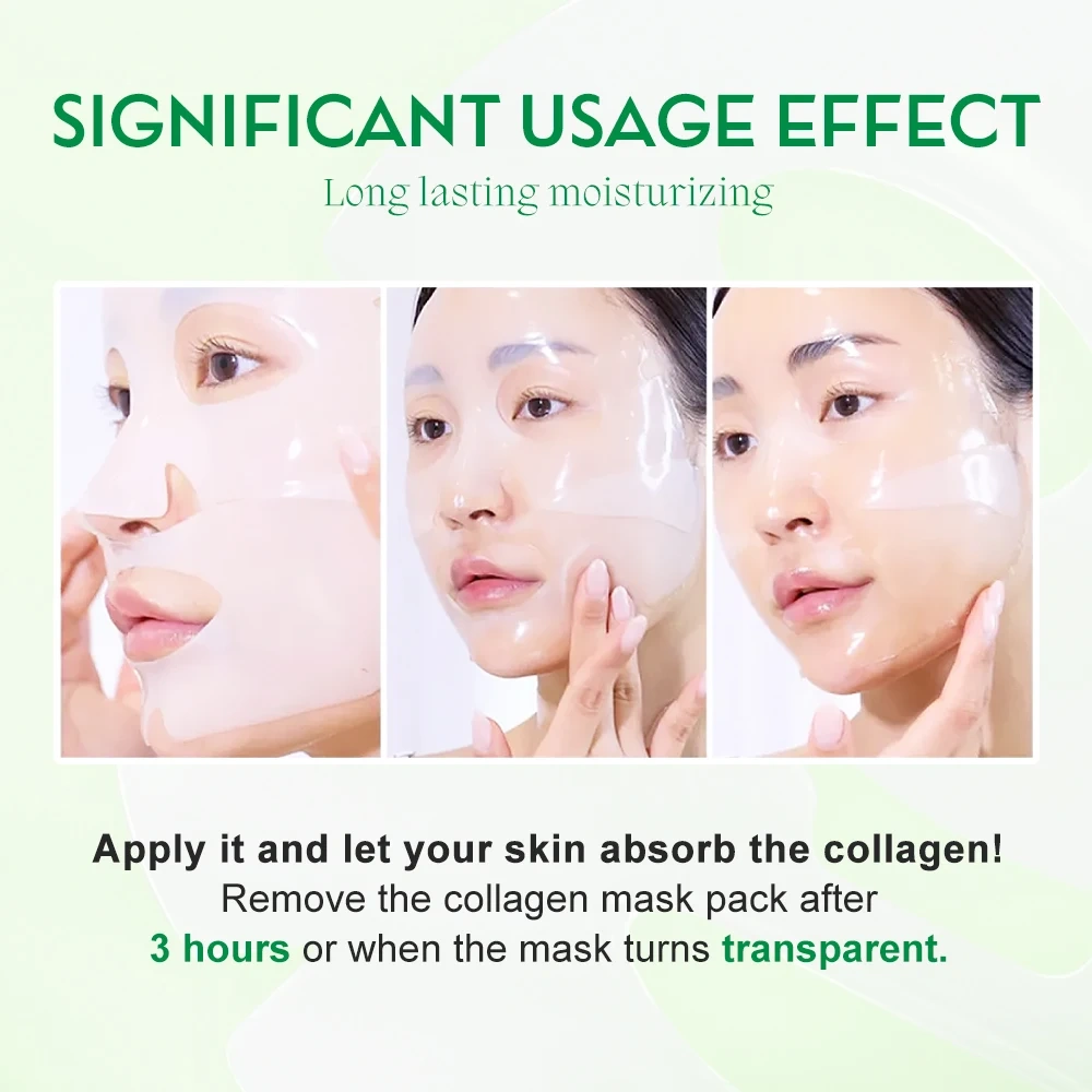KOEC Deep Collagen CICA Teatree Soothing Mask AntiWrinkle Sheet Mask Collagen Ifting Firming Moisturizing Accept OEM Wholesale