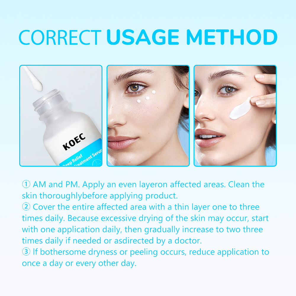 Deep Relief Pore Treatment Serum KOEC Powerful Phytosteroid Treatment Heals Deep Uncomfortable Acne Accept Custom Private Logo