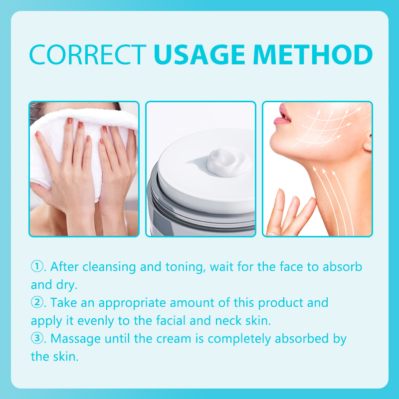 KOEC HA Face&Neck Moisturizing Cream Wholesale Firm Face Cream for Dry Skin Anti-Aging Moisturizer Hyaluronic Acid Facial Cream