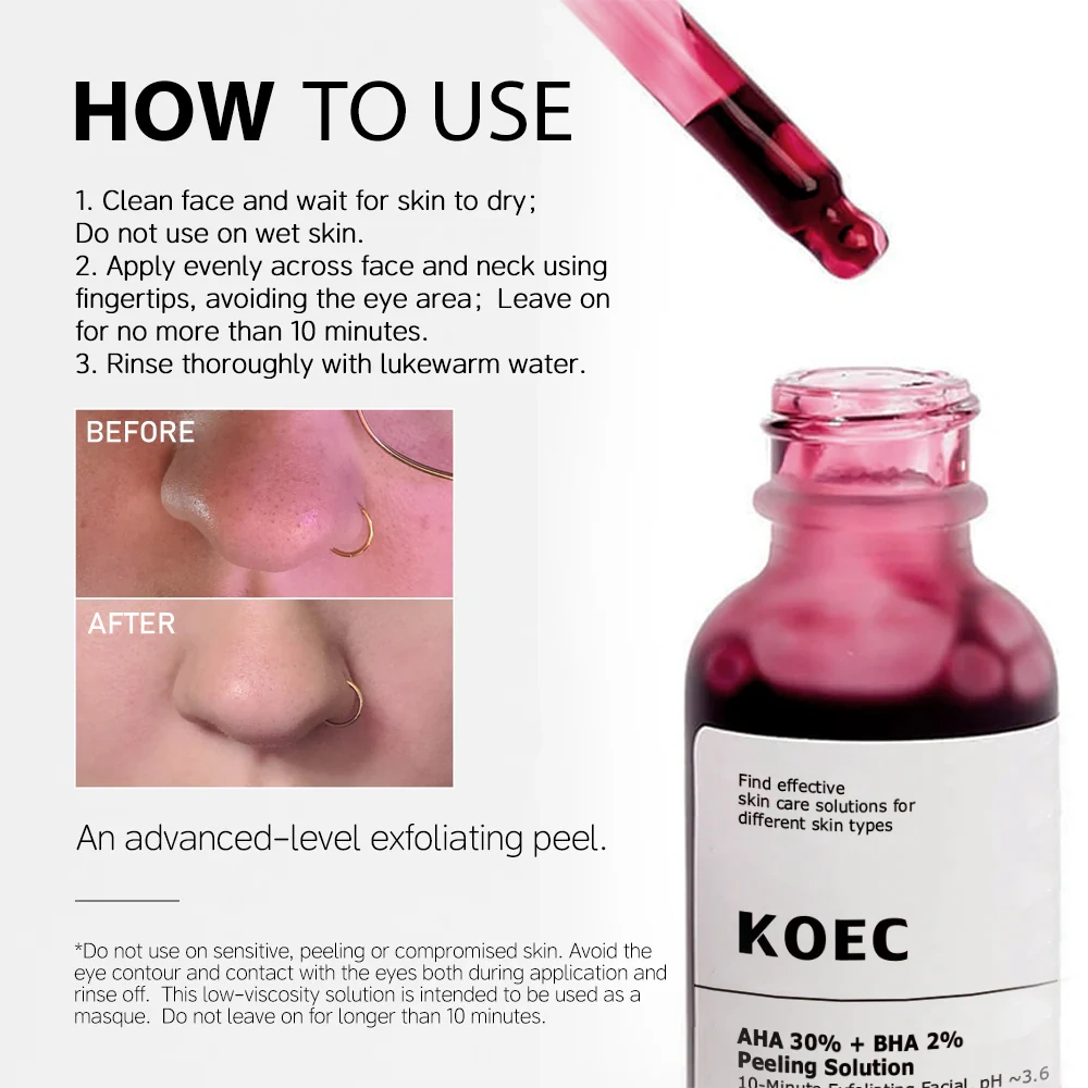 AHA 30% +BHA 2% Face Serum