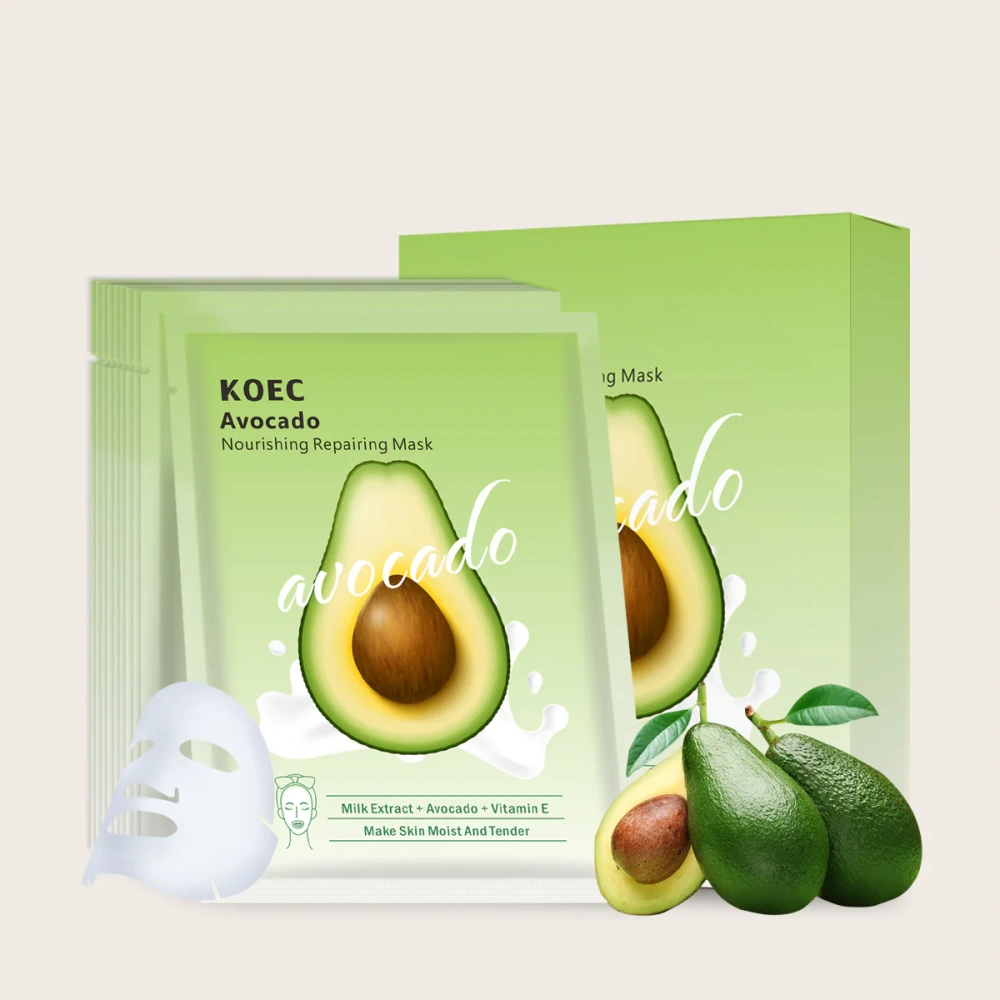 Avocado Nourish Facial Sheet Mask 5pcs