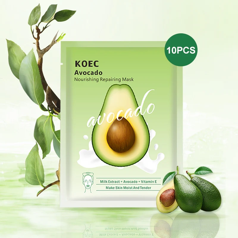 Avocado Nourish Facial Sheet Mask 5pcs