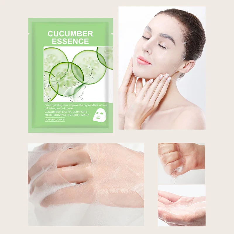 Cucumber Soothing Facial Sheet Mask 5pcs