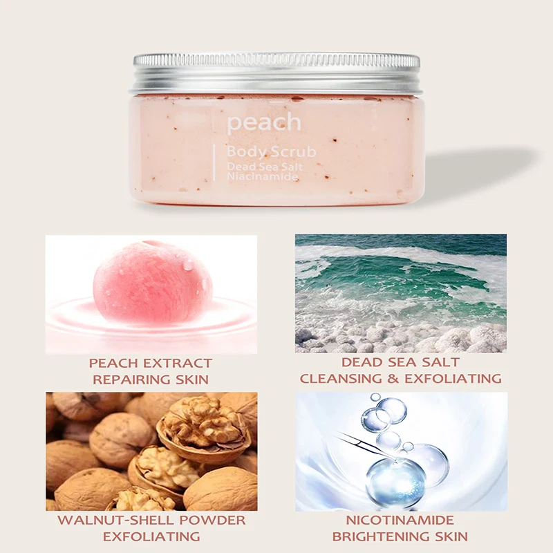 Peach Niacinamide Body Scrub 400g