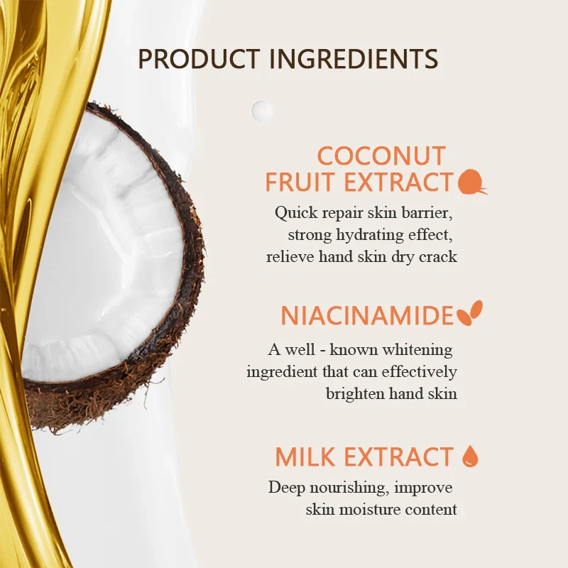 Coconut Milk Moisture Hand Cream 1pcs