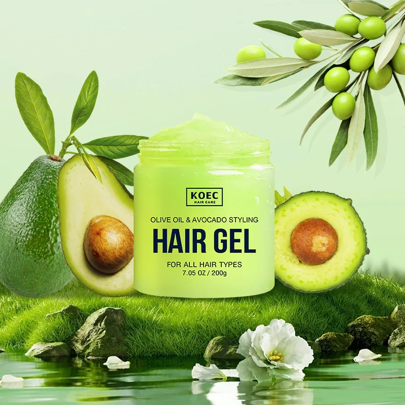 KOEC Olive Oil & Avocado Styling Hair Gel