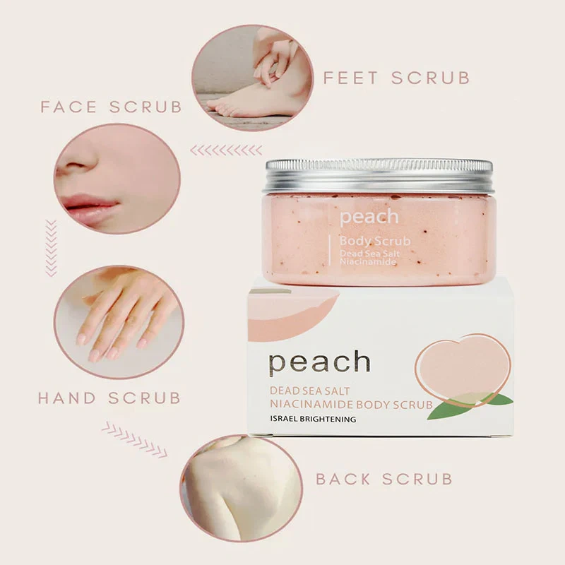 Peach Niacinamide Body Scrub 400g