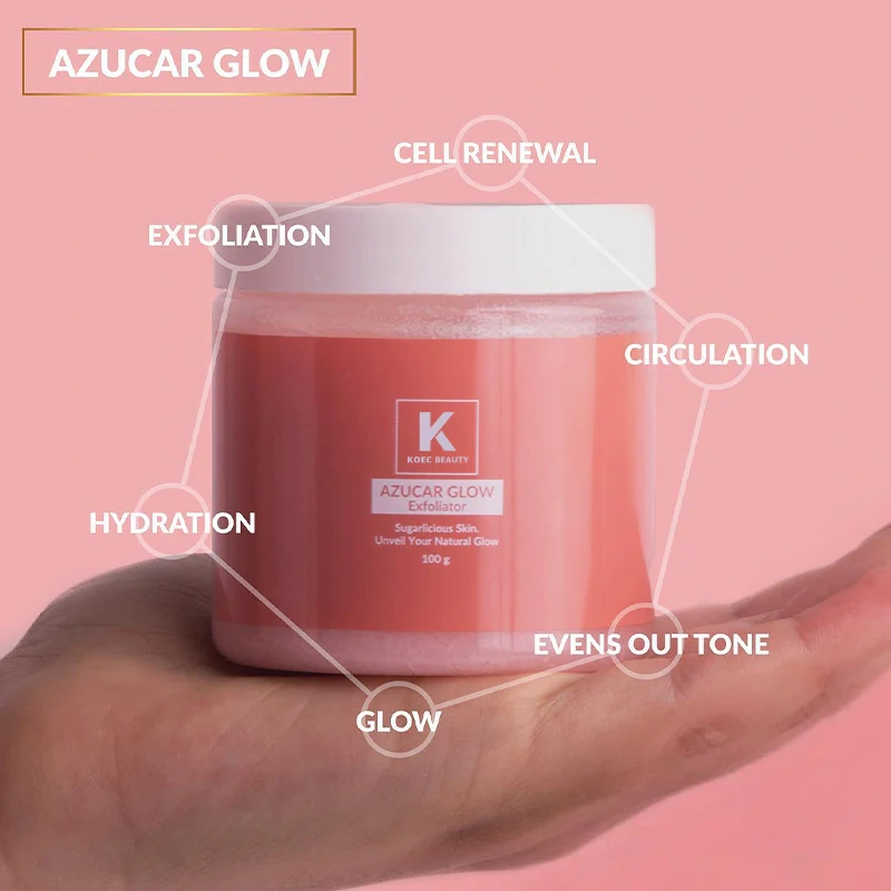 Azucar Glow Sugar Face Scrub Exfoliator