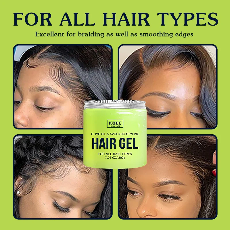 KOEC Olive Oil & Avocado Styling Hair Gel