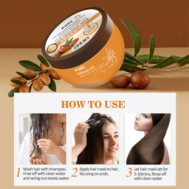 KOEC Argan Oil Hair Mask 250g