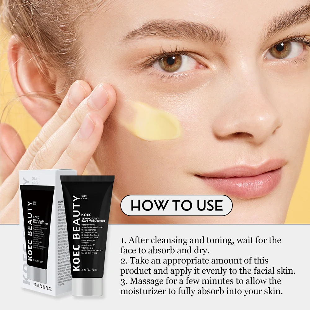 KOEC Instant Firming Temporary Face Tightener Cream