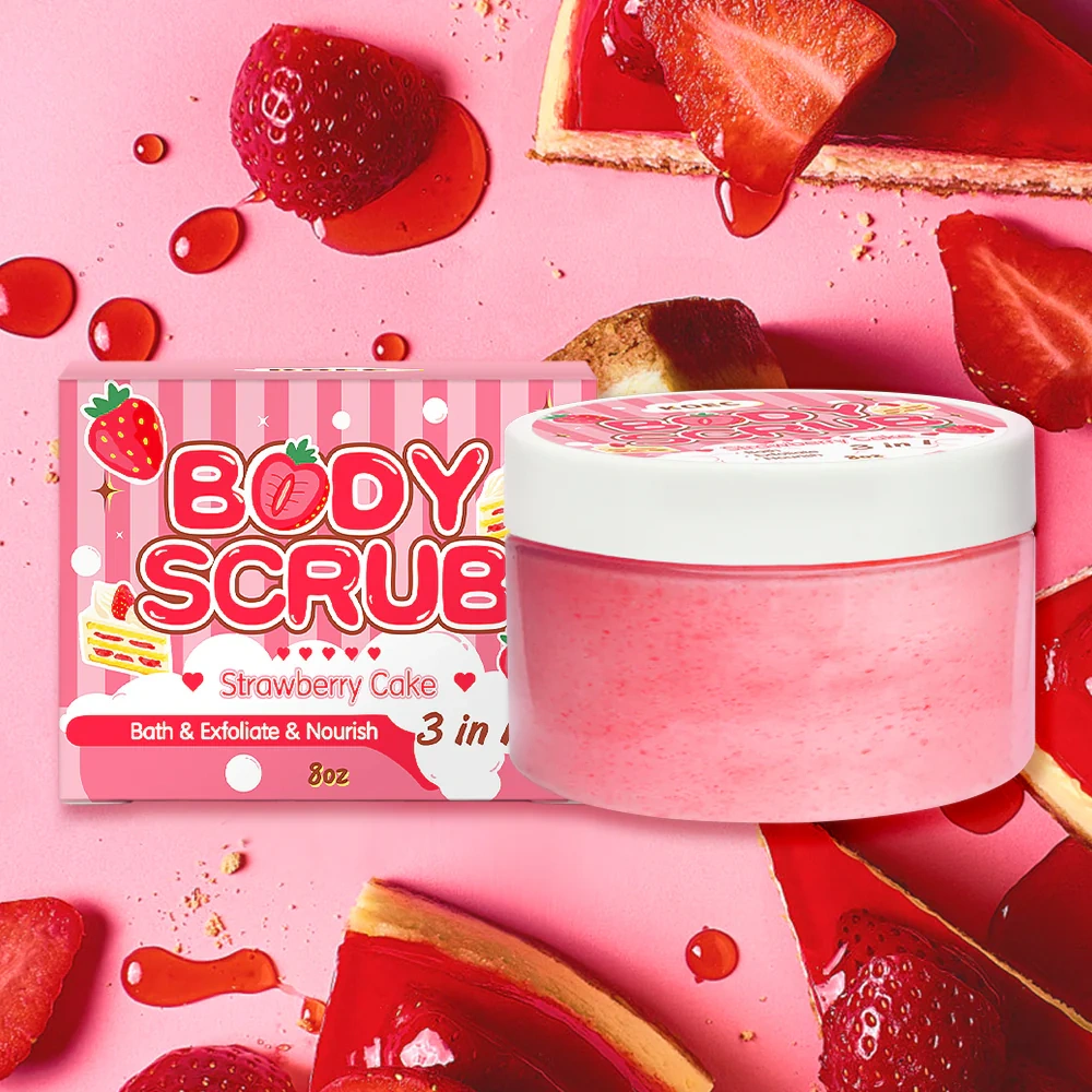 KOEC Body Scrub(COCONUT DONUT/STRAWBERRY CAKE)