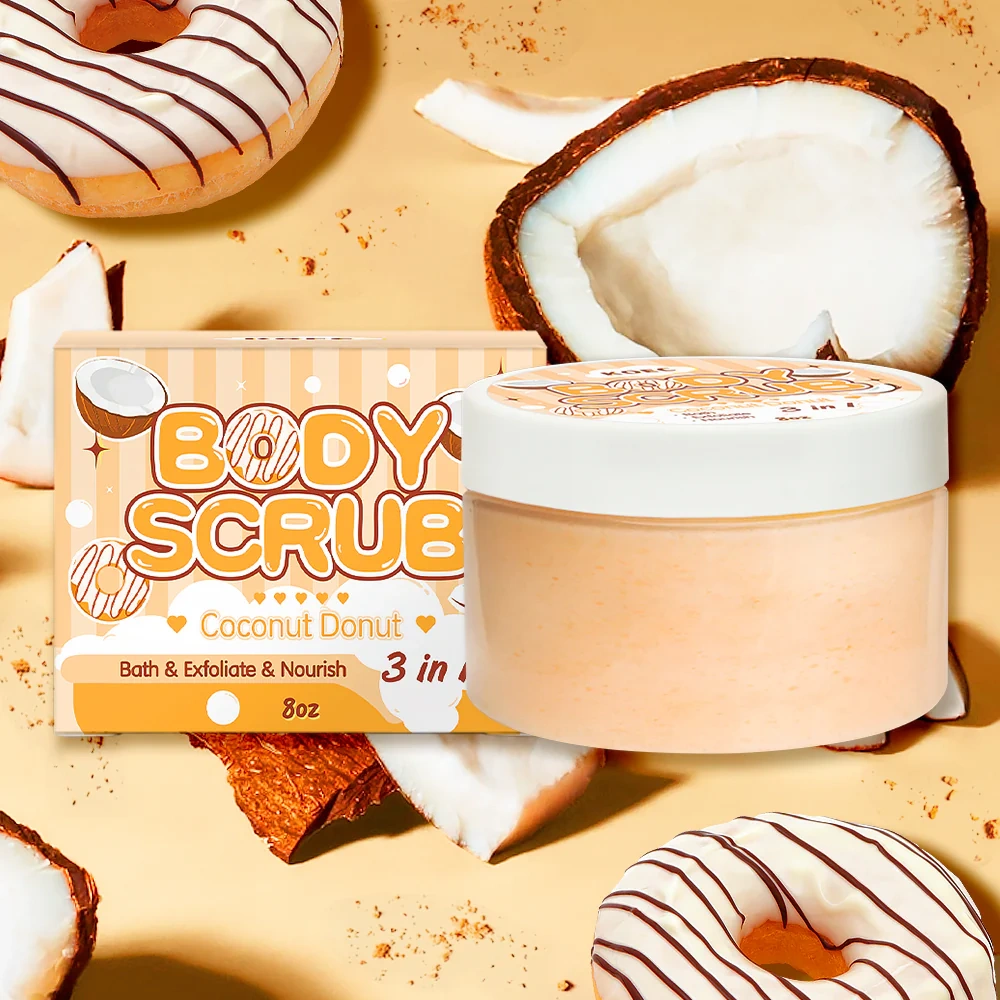 KOEC Body Scrub(COCONUT DONUT/STRAWBERRY CAKE)