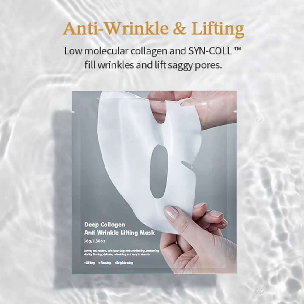 Deep Collagen Anti-Wrinkle Lifting Overnight Mask KOEC Facial Sheet Masks Collagen for Lifting Firming Moisturizing Accept OEM