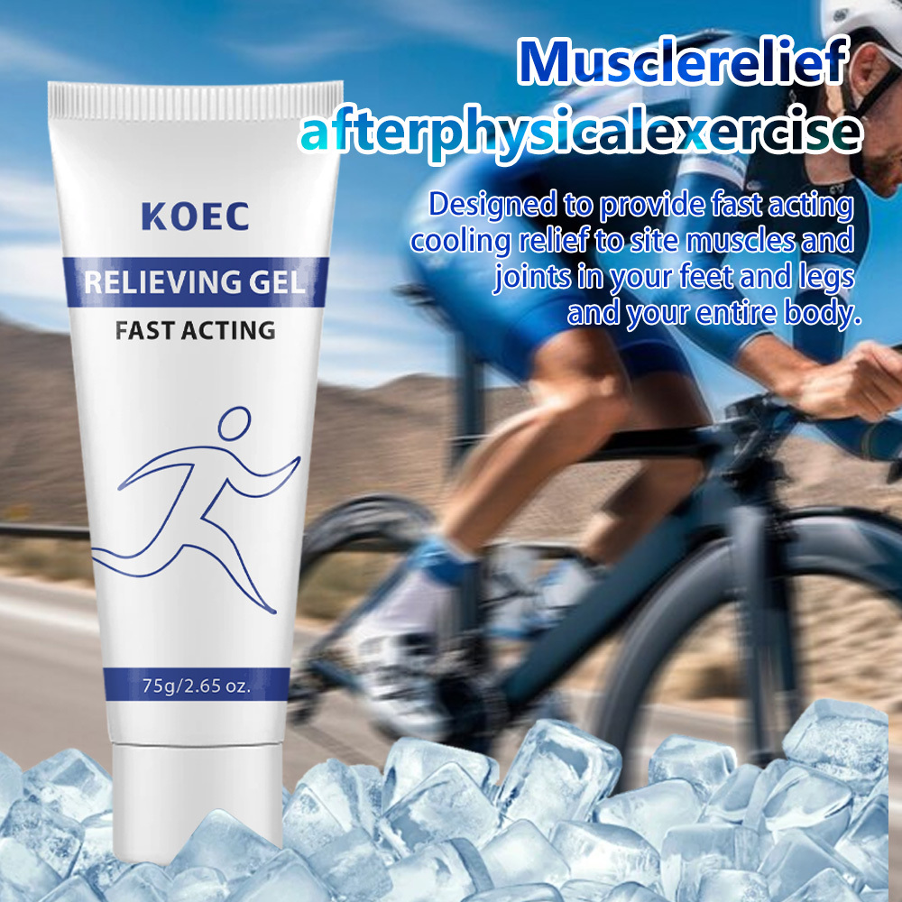 Fast Acting Relieving Gel KOEC Wholesale Relieve Body Skin Moisturizing Refreshing Skin Accept Customize Private Label
