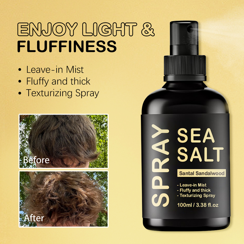 KOEC Sea Salt Hair Spray 100ml Private Label, Wholesale Natural Hair Styling Spray Finish Volumizes & Texturizes Detangling Hair